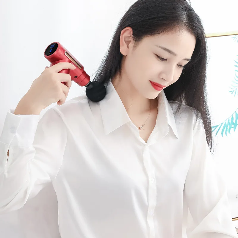 ポータブルミニマッサージガン USB 充電式軽量電気筋肉リラ - Health Wellness のレビューと価格